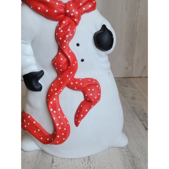 Dept 56 snowman ceramic home decor figure Xmas - Picture 3 of 11